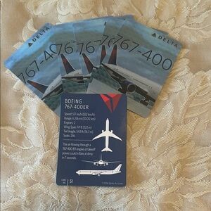 Delta 767-400ER Cards # 51 Collectors Set.  Six cards available; $10 each OBO